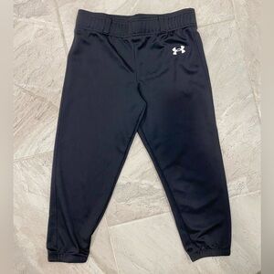 Under Armour Kids Black Softball Jogger Pants size youth Large